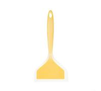 Vilgftyiet Spatule large en silicone résistant à la chaleur sans œuf pour spatule jaune