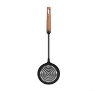 Vilgftyiet Spatule Wok en fer avec manche en bois, pelle à frire en acier nitridé haute température pour la cuisine de restaurant, résistante à la chaleur jusqu'à 250 °C, ustensile de cuisine