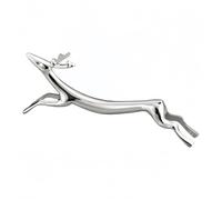 Vilgftyiet Support de baguettes pour cuillère, fourchette, vaisselle, repose-baguettes en alliage de zinc avec motif teckel, accessoire de salle à manger, facile à nettoyer, 9 x 2,5 cm et 8 x 3 cm
