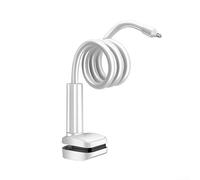 Vilgftyiet Support rotatif pour appareil photo Ezviz, support flexible à clipser avec tube de 50 cm de long, support pivotant pour moniteur bébé, sans perçage, blanc (blanc)