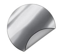 Vilgftyiet Tapis de protection en silicone pour poêle à bois et appareils de chauffage, résistant aux hautes températures, antiadhésif et facile à nettoyer, 60 x 60 x 0,6 cm, argenté