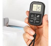 Vilgftyiet Télécommande de rechange pour climatiseur de n'importe quelle marque, version anglaise avec infrarouge et communication, matériau ABS, BlackKT-05E