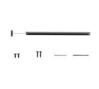 Vilgftyiet Tendeur de porte automatique avec fermeture à ressort réglable pour portes moustiquaires - Aluminium robuste, finition noire, anti-parasites et sans danger pour les animaux domestiques