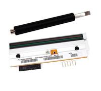 Vilgftyiet Tête d'impression thermique et rouleau de plateau pour Datamax I-4206 I4208 PHD20-2181-01 203dpi, pièce de rechange compatible avec les modèles I4208 et I-4206