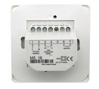 Vilgftyiet Thermostat mécanique 220 V 16 A pour chauffage au sol, régulateur de température ambiante programmable avec sonde externe, unité de contrôle de chauffage électrique murale