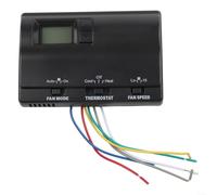 Vilgftyiet Thermostat numérique LCD RV à montage mural Panneau de contrôle de température Système de refroidissement Compatible avec Coleman 8330D3351 8330A335 8330B3351 AM7812H Noir