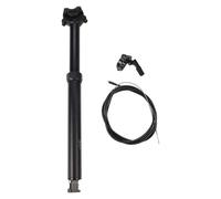 Vilgftyiet Tige de selle télescopique en alliage d'aluminium pour VTT, diamètre 30,9 mm, longueur 425 mm, câble interne, noir