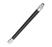 Vilgftyiet Tube d'extension de valve de pneu de scooter électrique pour Xiaomi M365/Pro/1S, métal + adaptateur de valve d'air en caoutchouc, tube de gonflage allongé de 16 cm, noir, 1 pièce