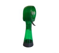 Vilgftyiet Ventilateur brumisateur portable alimenté par batterie pour l'extérieur, le camping, la plage, les voyages, compact et léger avec brume fine (vert)
