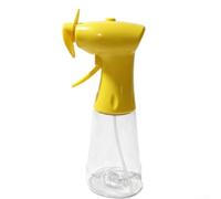 Vilgftyiet Ventilateur portable rechargeable avec eau pour brumisateur volume 2,0 ml/min Ventilateur de brume de refroidissement portable pour voiturette de golf de plage - Réservoir de 34 ml Noir