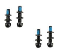 Vilgftyiet Vis d'extension d'étrier de frein en acier inoxydable pour freins hydrauliques, M5 x 30 mm et M5 x 35 mm, compatible avec VTT, vélos électriques, scooters - Noir (1 pièce)