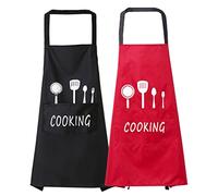 ViLiyDuo Tablier de Cuisine et Grillade - Imperméable Avec 2 Poches - Pour Homme et Femme - Idéal Pour Cuisine, Restaurant et Cuisson