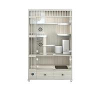 Villa Chat Villa for Chat, Cage en Bois for, Armoire d'intérieur for, nid de personnalisé, très Grand Espace, Maison for, chatterie