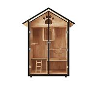 Villa Chats Armoire à Chat Cage Villa for litière for Maison for Salle d'accouchement for Espace surdimensionné (A3)