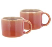 Villa Collection Allure Tasse espresso Dia 6,5 x 5,1 cm 0,08 litre 2 pces Violet/Orange