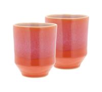 Villa Collection Mug Styles 18 cl lot de 2 Lilas-orange