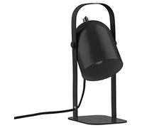 Villa Collection Nesvik lampe de table, lampe de table rétro design industriel, petite lampe de chevet ou lampe de bureau, lampe de table avec câble, 15 x 11 x 28,5 cm, noir