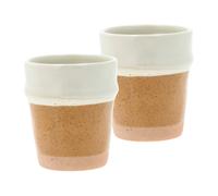 Villa Collection Tasse à expresso Evig 10 cl. lot de 2 Amber-creme