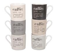 Villa d’Este Home Tivoli 5906603 Victionary Classic Lot de 6 tasses à café en porcelaine neuve 90 ml