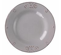 Villa d’Este Home Tivoli Lot de 6 assiettes à fruits en grès émaillé Ø21,5 cm, Duchessa Stones