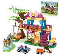 Villa dans la forêt - Jouet Construction HOGOKIDS 412 PCS - Avec lumière LED - Cadeau enfant 6+ ans G