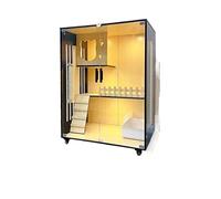 Villa de Chat Chat Cage Villa Maison Chat intérieure Armoire de Luxe Grand stotey