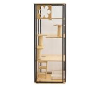 Villa de Chat Maison for Chat Armoire for Chambre for Villa for Vue panoramique Cage for Maison Extra Large Espace Libre Animal de Luxe