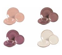 Villa D'Este Accueil Tivoli Linea Cabane Service Table 12 Pièces Provence Grès