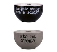 Villa d'Este Home Tivoli 1996 Lot de 2 bols à crème glacée 520 ml en porcelaine, S.P.Q.eRe