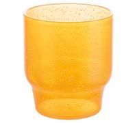 Villa d'Este Home Tivoli 1996 Lot de 6 verres à eau 325 ml bulles orange, en plastique MS, Sangria y Fiesta, unique