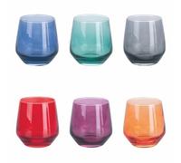 Villa d'Este Home Tivoli 1996 Lot de 6 verres à eau 365 ml en verre, Elegance Color