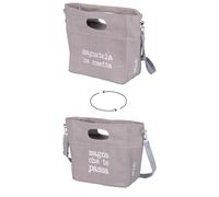 Villa d'Este Home Tivoli 1998 Sac à déjeuner/sac isotherme 9,1 L avec bandoulière et double poignée, gris, S.P.Q.eRe, multicolore, Contemporain