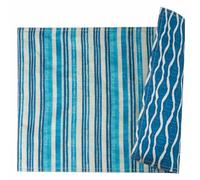 Villa d'Este Home Tivoli 2001 Neptune Stripes Set de Table Double Face Anti-Taches