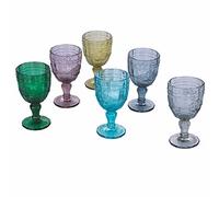 Villa D'Este Home Tivoli 2191709 Syrah Lot de 6 verres à vin, multicolore