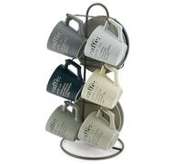 Villa D'Este Home Tivoli 2191794 Ensemble de tasses en grès, assortiment