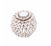 Villa d'Este Home Tivoli Bougeoir avec Coquillages naturels, Sable, océan