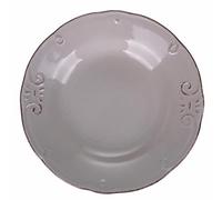 Villa d'Este Home Tivoli Duchessa Stones Lot de 6 assiettes creuses en grès émaillé Ø 23 cm