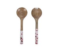 Villa d'Este Home Tivoli Lot de 2 couverts en bois de mangue, Holly