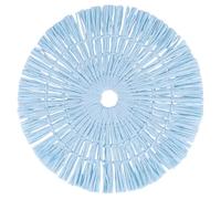 Villa d'Este Home Tivoli Lot de 6 Sets de Table Ronds tressés 38 cm en Papier, Pool Party