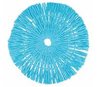 Villa d'Este Home Tivoli Lot de 6 Sets de Table Ronds tressés 38 cm en Papier, Roue panoramique