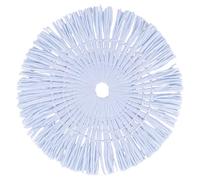 Villa d'Este Home Tivoli Lot de 6 Sets de Table Ronds tressés 38 cm en Papier, Summer Crush