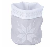 Villa d'Este Home Tivoli Panier à pain gris, décor étoile de Noël, XMas