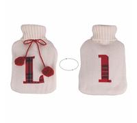 Villa d'Este Home Tivoli Sac d'eau chaude, blanc + rouge, 2 litres
