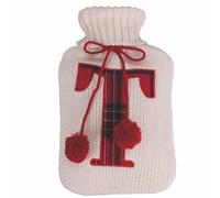 Villa d'Este Home Tivoli Sac d'eau chaude, blanc + rouge, 2 litres