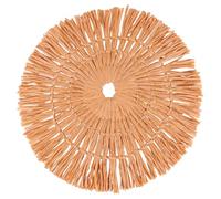 Villa d'Este Home Tivoli Sangria y Fiesta Lot de 6 Sets de Table Ronds tressés 38 cm