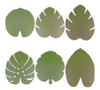 Villa D'Este Home Tivoli Tapis De Table Tropical Set De 6 Pièces Vert Plastique