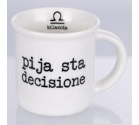 Villa d'Este Home Tivoli Tasse à café 90 ml en porcelaine, Balance, S.P.Q.eRe Zodiaco