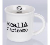 Villa d'Este Home Tivoli Tasse à café 90 ml en porcelaine, cancer, S.P.Q.eRe Zodiaco
