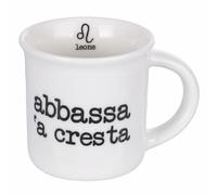 Villa d'Este Home Tivoli Tasse à café 90 ml en porcelaine, lion, S.P.Q.eRe Zodiaco
