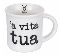 Villa d'Este Home Tivoli Tasse à café 90 ml en porcelaine, taureau, S.P.Q.eRe Zodiaco
